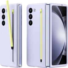 Nihcase Samsung Galaxy Z Fold 6 Kılıf Skinfeel Shockproof Kalemli Alp Kapak