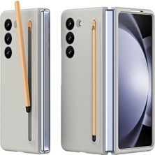 Nihcase Samsung Galaxy Z Fold 6 Kılıf Skinfeel Shockproof Kalemli Alp Kapak