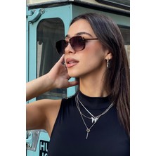 Falan Eyewear Darla Kadın Güneş Gözlüğü Bronz