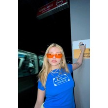 Falan Eyewear Gang Kadın Güneş Gözlüğü Turuncu