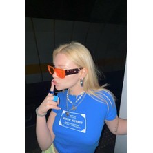 Falan Eyewear Gang Kadın Güneş Gözlüğü Turuncu