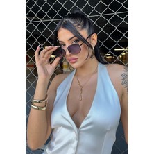 Falan Eyewear Kelvin Kadın Güneş Gözlüğü Lacivert