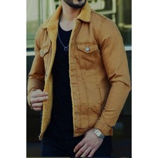 Alaska The Last Frontier R.lion Kürklü Kot Mont Premium Denim --K.camel--