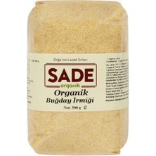 Sade Organik x 2 Paket Buğday Irmiği 500 gr