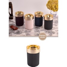 Kokusuz Çizgili Gold Küllük, Dumansız Yuvarlak Küllük