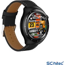 Schitec Watch 4 Pro Amoled Curved Ekran Android Ios Harmonyos Uyumlu Akıllı Saat Siyah