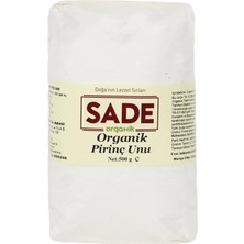 Sade Organik Pirinç Unu 500 gr