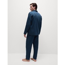 Marks & Spencer Saf Pamuklu Uzun Kollu Pijama Takımı