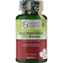 Nature's Supreme Multivitamin For Women 100 Kapsül