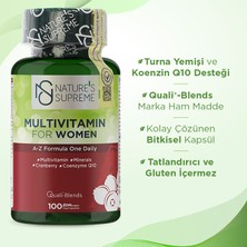 Nature's Supreme Multivitamin For Women 100 Kapsül