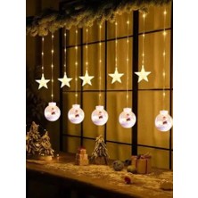 Uzy LED Işık Noel Temalı 5yıldız 5top Şeklinde