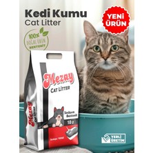 Kokusuz Doğal Bentonit Kedi Kumu Süper Topaklanan ve Tozsuz 10 Lt