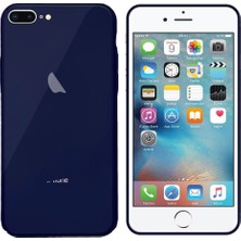 Tekamo Apple iPhone 7 Plus / 8 Plus Uyumlu Araç Tutucu Mıknatıslı Arka Cam Kapak Kılıf