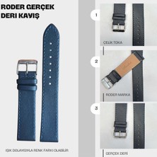 Roder Kordon R4150S Roder Deri Kayış - Blue - 22MM