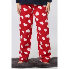 Cepsiz Kışlık Polar Kadın Pijama Altı Tek Alt JE29