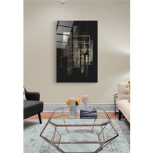 Marsilyan Teknoo- Digi-Art Gold & Black Cam Tablo 70X110