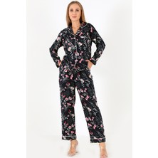 Doremi Flower Garden Uzun Kollu Kadın Pijama Takım