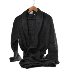 %100 Pamuk | Siyah | Unisex Bornoz