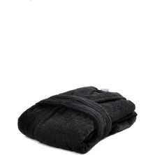 %100 Pamuk | Siyah | Unisex Bornoz