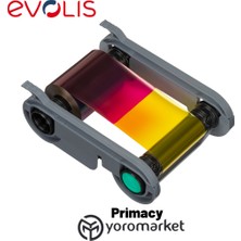 Evolis Zenius&primacy 1/2 Yarım Panel 400 Renkli Baskı RIBON(R5H004NAA)