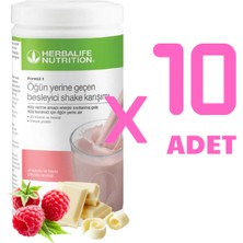 Herbalife Ahududu Ve Beyaz Çikolatalı Shake 10 Adet