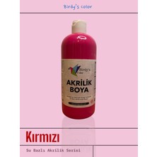 Birdy's Color Kırmızı Akrilik Boya 500 gr Sanat ve Hobi Boyası