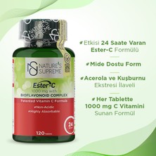 Nature's Supreme Ester-C 1000 Mg C Vitamini 120 Tablet