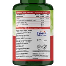 Nature's Supreme Ester-C 1000 Mg C Vitamini 120 Tablet