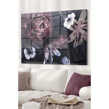 Marsilyan Şakayık Çiçek| Çiçek Temalı Cam Tablo | 50 x 70 cm