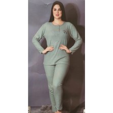 Good Night Battal Beden Interlok Anne Pijama Takımı 1912