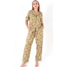 Doremi Floral Kısa Kollu Kadın Pijama Takım