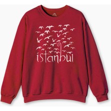 Istanbul Martı Galata Konstantinopolis Osmanlı Baskılı Sweat