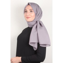 Şifon Şal Düz Renk 1293-93 Miskli Kahve