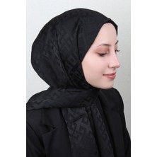 Armine Jakar Ipeksi Şal 3110-5 Siyah