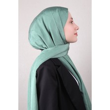 Piramit Monogram Şal 2889-12 Mint Yeşili