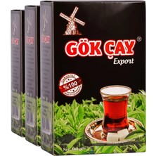 Gök Çay Gök Çay Kutu Export Klasik Siyah 500 gr 3'lü
