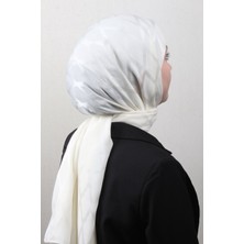 Armine Jakar Ipeksi Şal 3112-1 Ekru