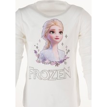 Elsa Baskılı Uzun Kol Body ve Kabarık Tütü Etek Ikili Takım