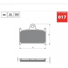Gold Fren Balatası Suzukı Gsx-r 400 750 1100 Rf 900 Gsf 1200 Trıu