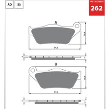 GOLD FREN BALATASI ÖN YAMAHA XP 250 R/V  XMAX  05 - 13 F YP 250 R