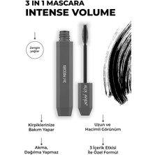 Yoğun Siyahlık & Hacim Veren Maskara - 3 IN 1 Mascara