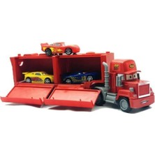 Brother Toys Şimşek Mcqueen Çek Bırak Oyuncak 2 Arabalı Taşıyıcı Tır 34 cm