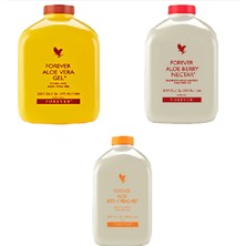 Forever Living Aloe Vera Gel-Aloe Berry Nectar-Aloe Bits N' Peaches