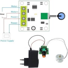 Devre Dünyası Kutulu Hızı Ayarlı Basit Motor Deney Seti - Öğrenci Elektrik Devresi