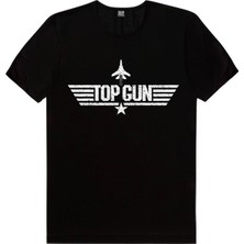 Rock&Roll Top Gun Siyah Erkek Tişört