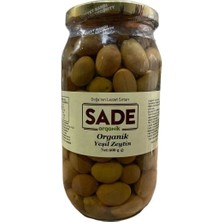 Sade Organik Yeşil Zeytin 600 gr