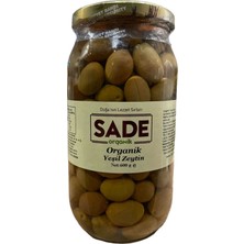 Sade Organik x 2 Kavanoz Yeşil Zeytin 600 gr