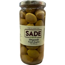 Sade Organik Yeşil Zeytin 300 gr