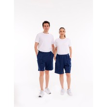 ComfortCURE Adaptif Lacivert Yatan Hasta Bakım Ve Tedavi Şortu