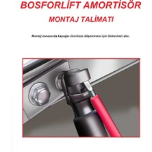 Bosforlift Peugeot 307 Hatchback Frenleme Özelliğine Sahip Bagaj Amortisör Sağ Sol Takım 2001 - 2008 - BSF-A0022